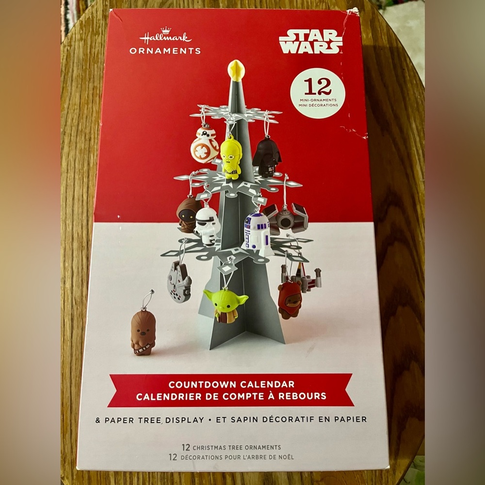 Hallmark Star Wars Advent Calendar w/ Ornaments - Star Wars CountDown Calendar